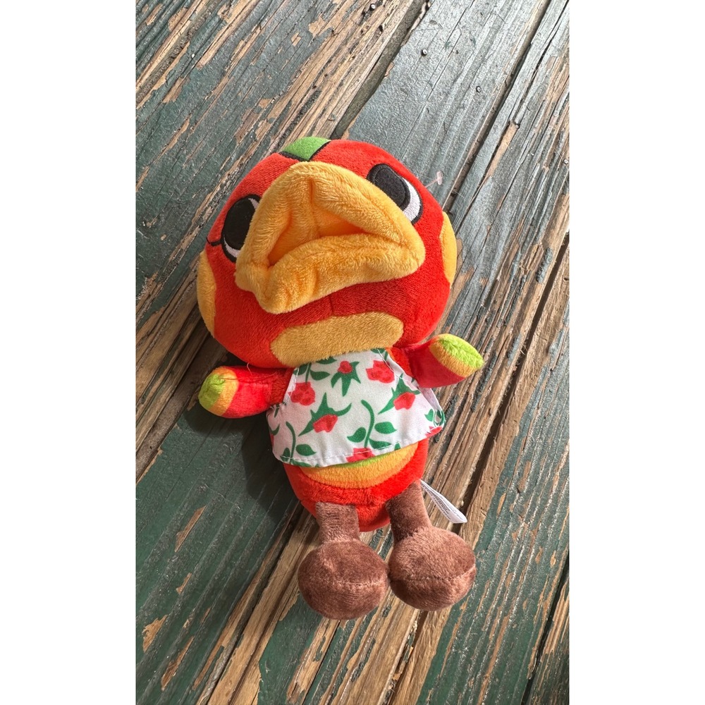 Animal Crossing Ketchup Duck Plush 8 Inch Red Tomato Villager Nintendo Toy